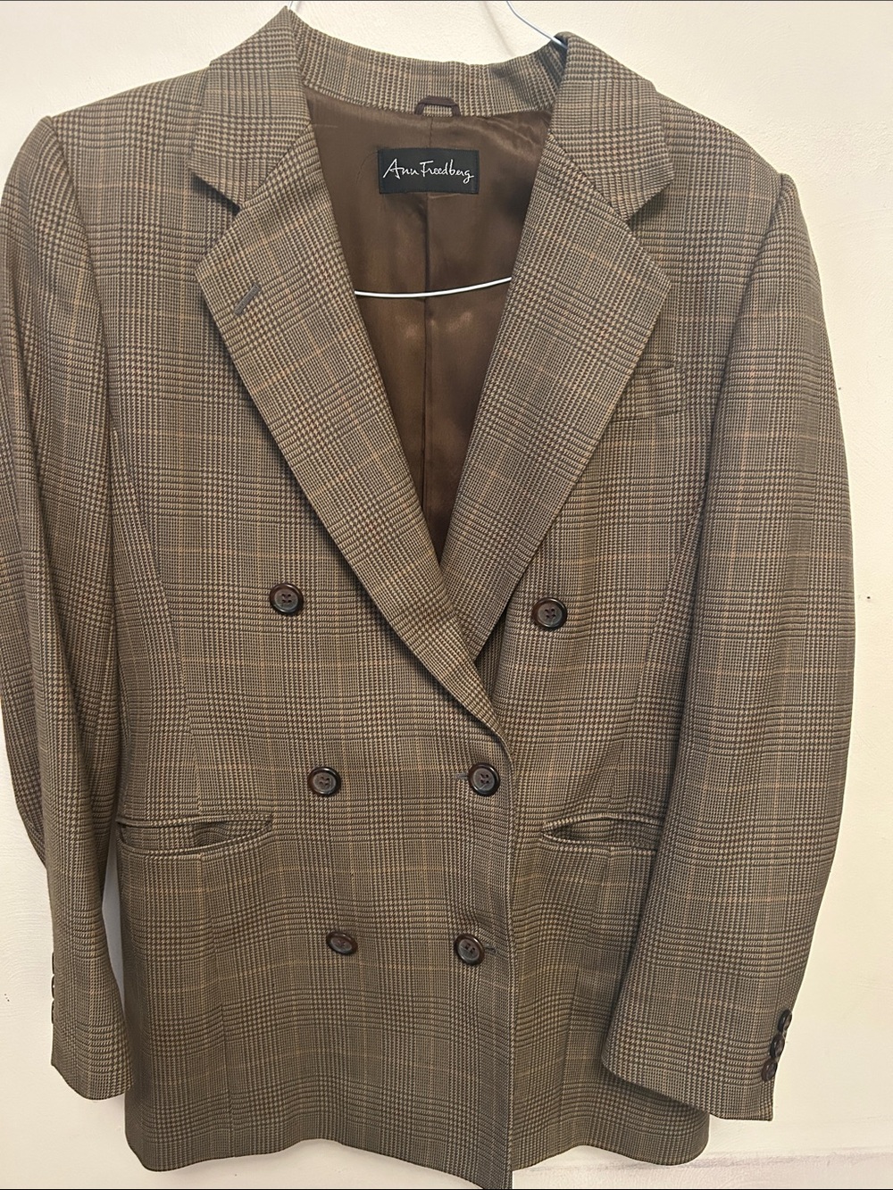 Ann Freedberg designer 100% wool blazer